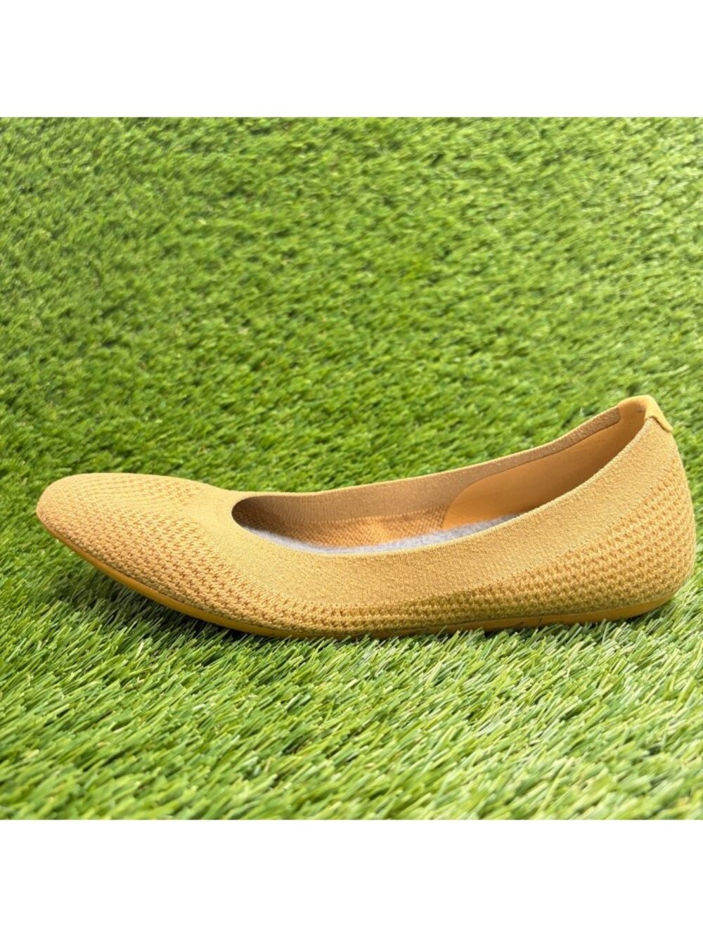 Allbirds Tree Breezer Womens Size 8 Forage Tan Casual Slip On Ballet Flats Shoes - Picture 3 of 8